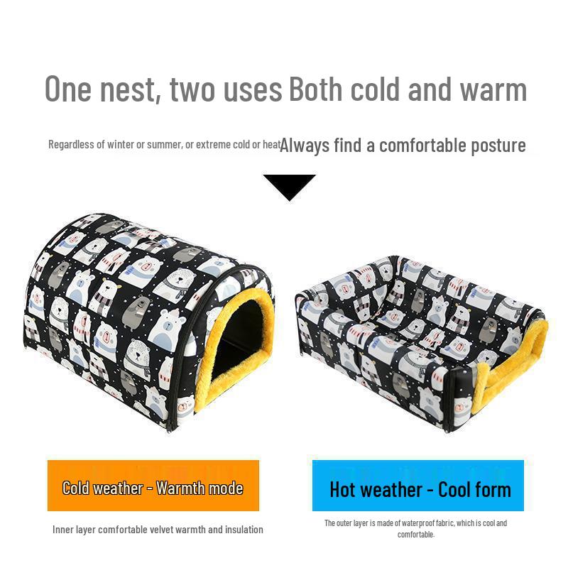 Waterproof Outdoor Pet House: Rainproof, All-Season Shelter for Cats & Dogs