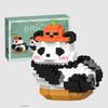 Stavebnice Huahua Chinese Panda - Kompatibilní s Legem, sestavou malých puzzle, dekorativními hračkami