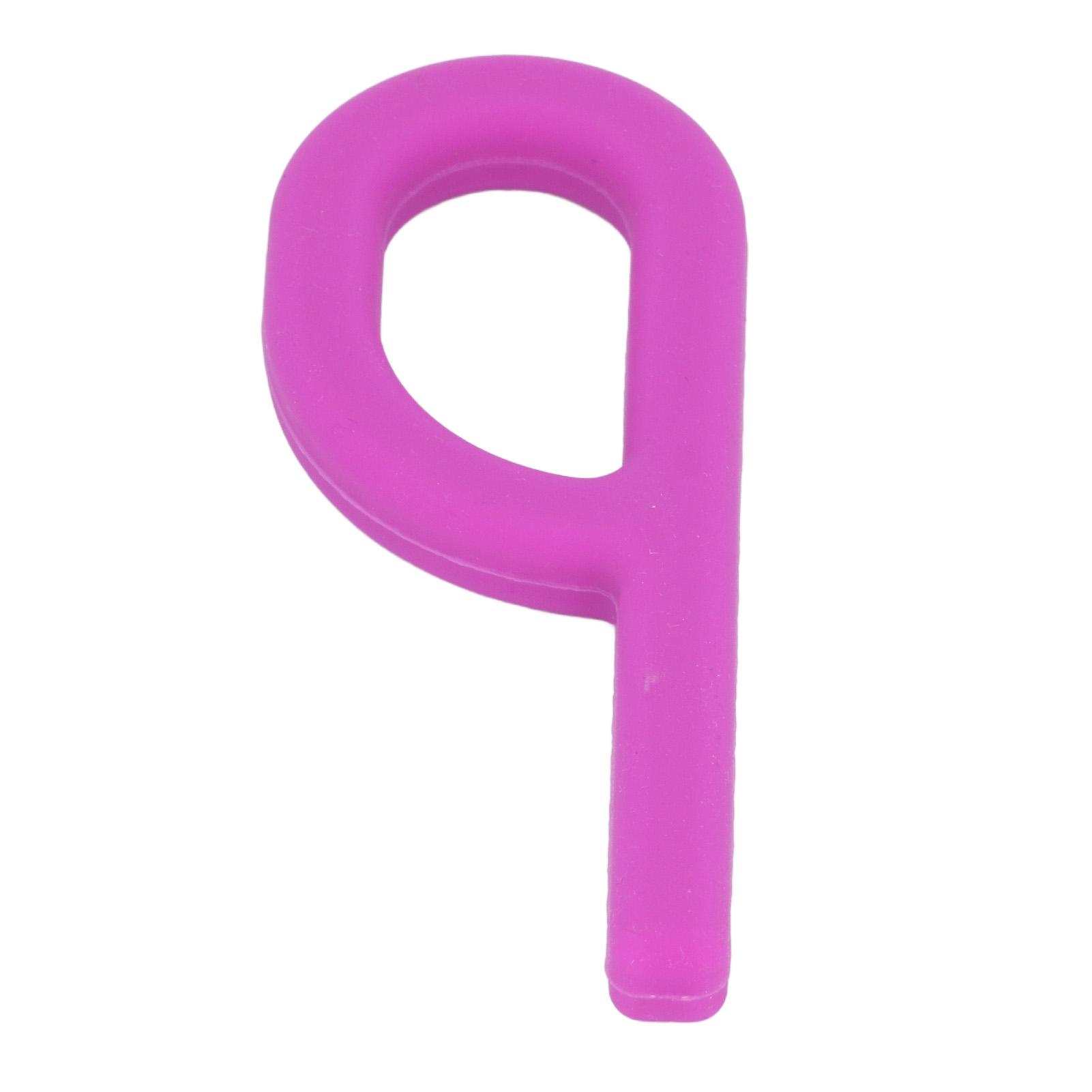 

P-образная сенсорная жевательная игрушка силиконовая для улучшения жевательной щечной мышцы, реабилитации щечной моторики фиолетовый