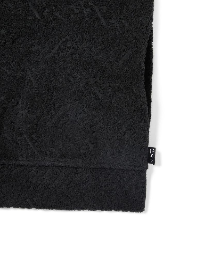 THISISNEVERTHAT Terry S/S Zip Shirt Black
