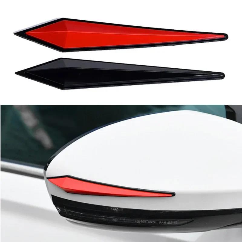 NEW 4pc Car Antis-scratch Protective Sticker Body Bumper Anti-collision Protection Door Rearview Mirror Edge Guard Rubber Strip Interior Mirrors 6