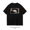 The Coffin of Andy and Leyley Andrew and Ashley Black and White with Colored Eyes Woman Men Summer Cotton Graphic T Shirts