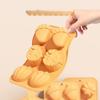 Molde de silicona para pasteles de Halloween, 6 cavidades, diseño de calabaza, para hornear DIY