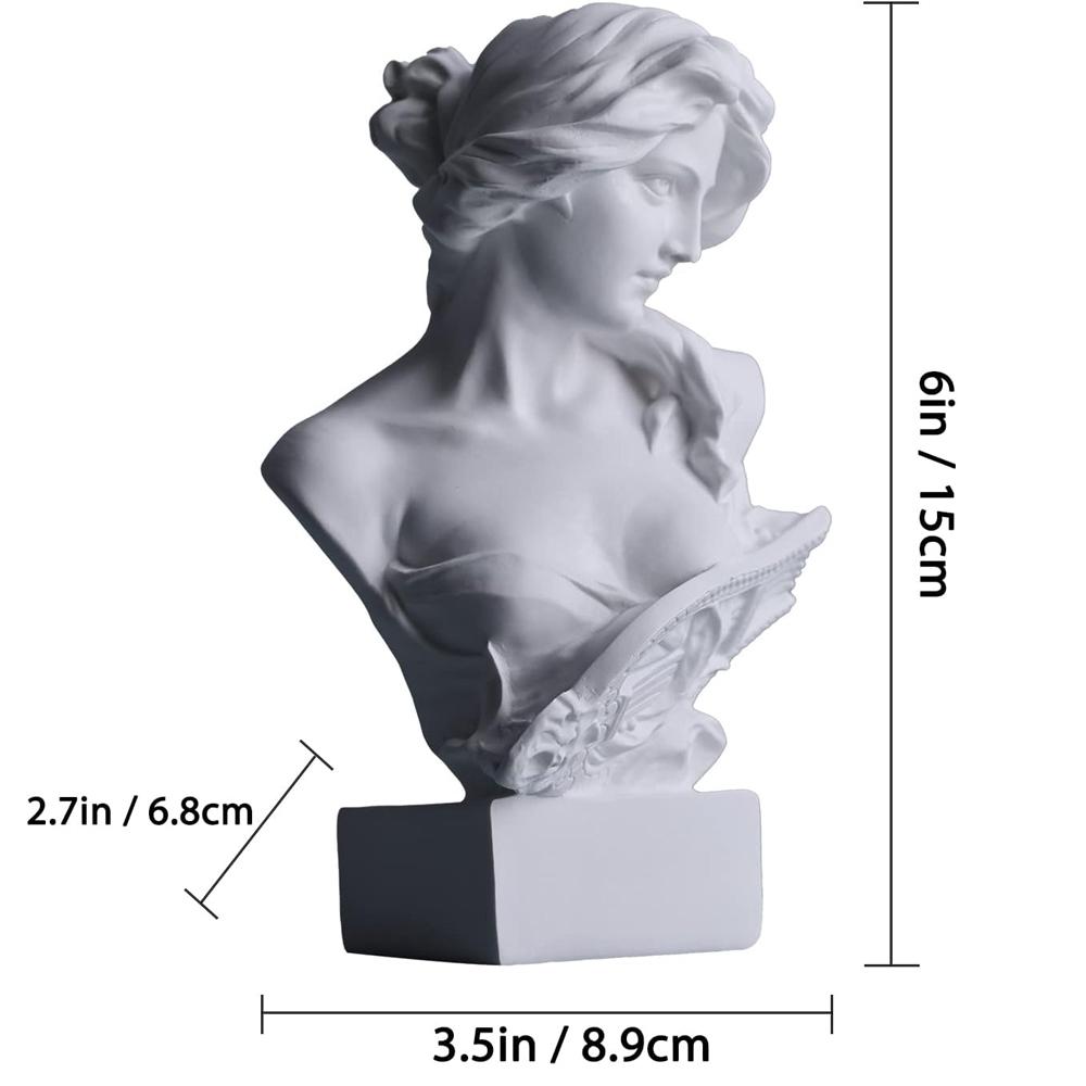 

Греческая мифология бюст статуя декор римская богиня статуэтки эскиз практика эстетика скульптуры для гостиной книжная полка стол