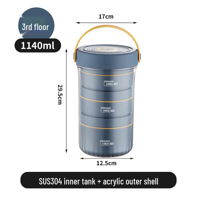 

ZISIZ 304 Stainless Steel Insulated Lunch Box