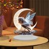 1 Piece of Charming Crescent Fairy Decoration Ornaments - Kitchen Decoration and Office Decoration. The Perfect Gift