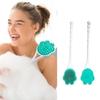 Silicone Shower Massage Brushes Long Handle Bathroom Back Scrubber Bath Back Brush  Cleaning