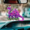 2D Christmas Tree Dinosaur Pendant Acrylic Decorative Acrylic Christmas Tree Decoration Hanging Dinosaur Pattern
