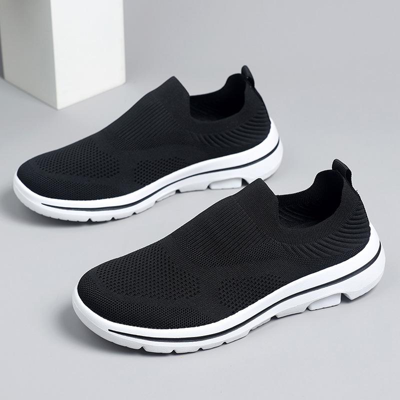 Outdoor Slip on Men's Casual Shoes Comfortable Walking Sneakers Breathable Lightweight Athletic Jogging Sport Shoes Hikihg Shoes