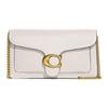 Chain Leather Shoulder Bag , Crossbody Bag , Clutch Small Women's Chalk White (Unisex) Clutches CE772 B4HA