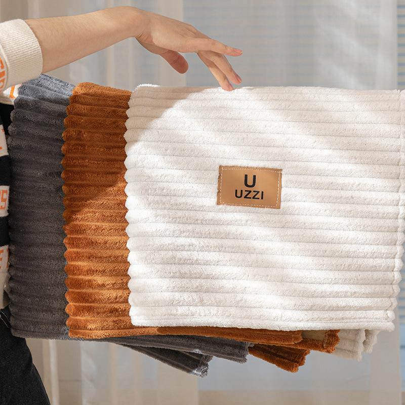 Sofa Cushion Winter Thickened Fleece Non-Slip Simple Modern Cushion Sofa Cover Cover Towel Flannel