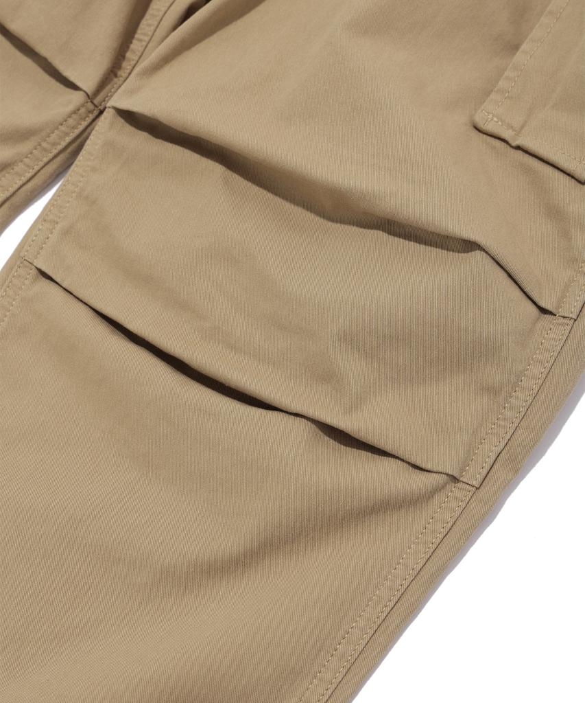 SOUNDSLIFE Wide Cargo Pants (Cotton) Beige