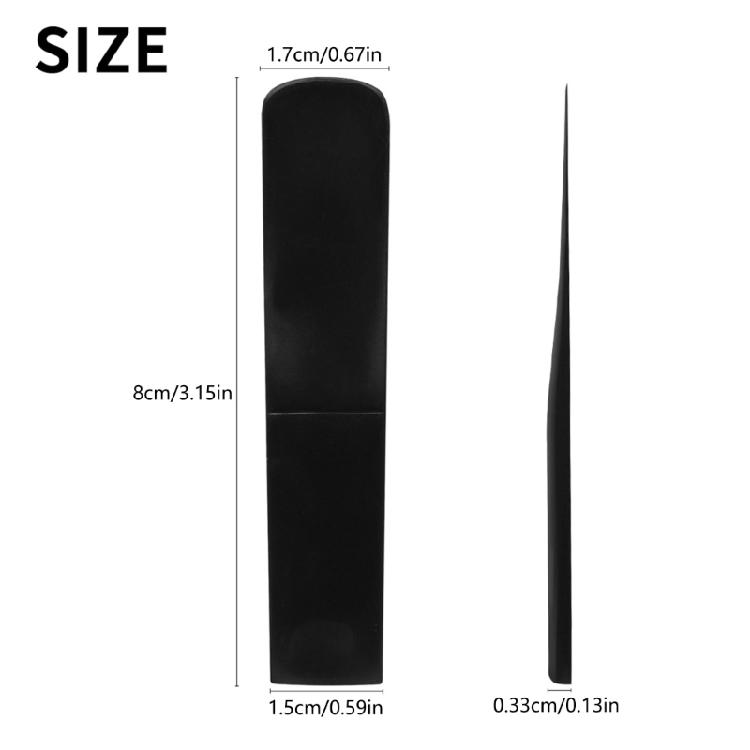 Professional Saxophone Reed Strength 2.5 Resin Tenors Saxophone Mouthpiece Reed Beginner Saxophone Reed Easy to Use