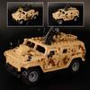 Modern Military SWAT Building Blocks Set with Special Force Soldier Dolls Weapons Armored Vehicle Car Action Figures Toy