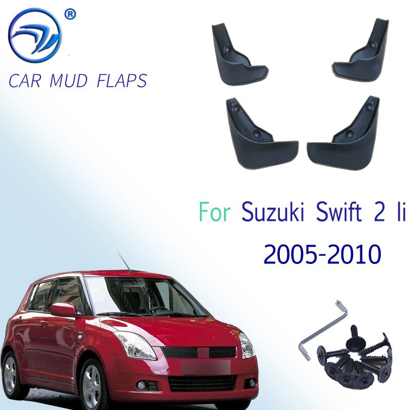 Stänkskydd till Suzuki Swift 2 II 2005-2010 Stänkskydd Stänkskydd Stänkskydd Stänkskydd Fender 2006 2007 2008 2009