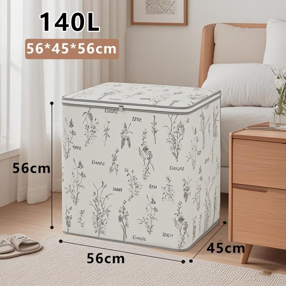 

Foldable Clothes Storage Bins Large Capacity Quilt Storage Basket for Home M-56x56x45CM