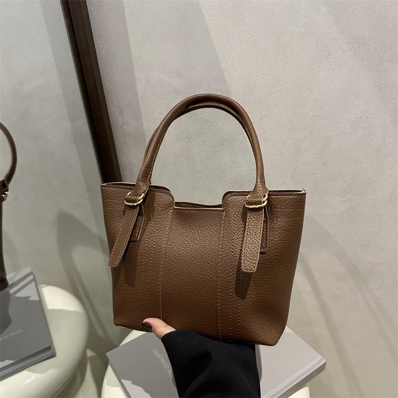 Korean Version of the Senior Texture Ladies Commuter Handbag - Soft Durable Crossbody Bag Casual Fashion Chic Senior Sense of High Value Bag