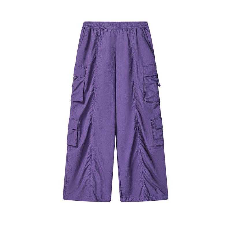 

FILA Original Cool Comfort Fashion Versatile Casual Pants Women bottoms Luminous-Purple F11W629804FPU L