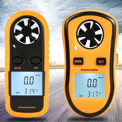 Wind Speed Meter Chill Tester Velocity Gauge Digital Anemometer for Industry Agriculture Digital Anemometer Wind Chill Tester