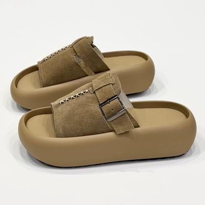 Zapatillas Planas de Plataforma de Moda para Mujer Zapatos de Moda Sandalias Acogedoras Casuales para Mujer Chanclas de Playa Verano 2025 Sandalias para Caminar para Mujer