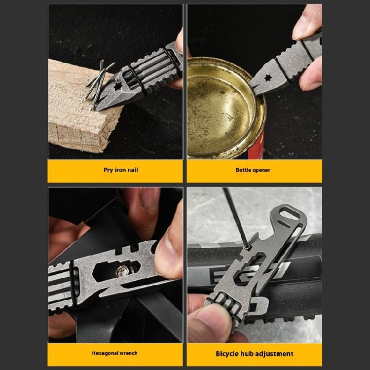 Construction Wilderness Complete Tool Lever Bike Adjuster Multifunction Tool for Cycling Repair Wilderness Enthusiasts