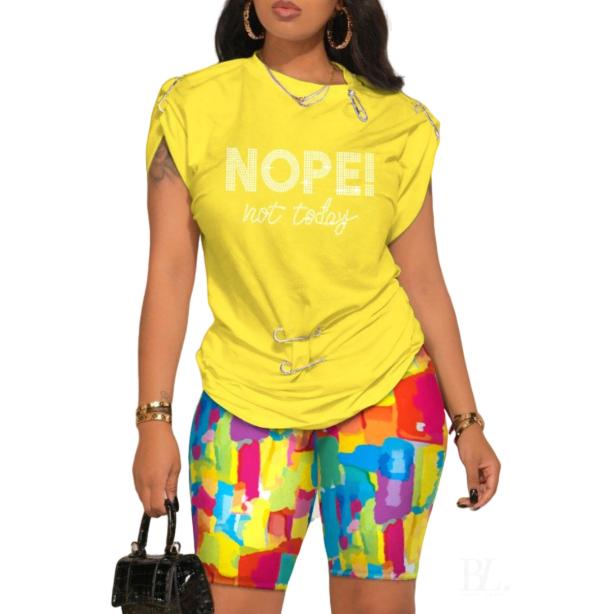Summer 3D Print Oversized Casual Top & Shorts Set Sets Casual Two Fashion Casual Pieces for Women Tracksuits
