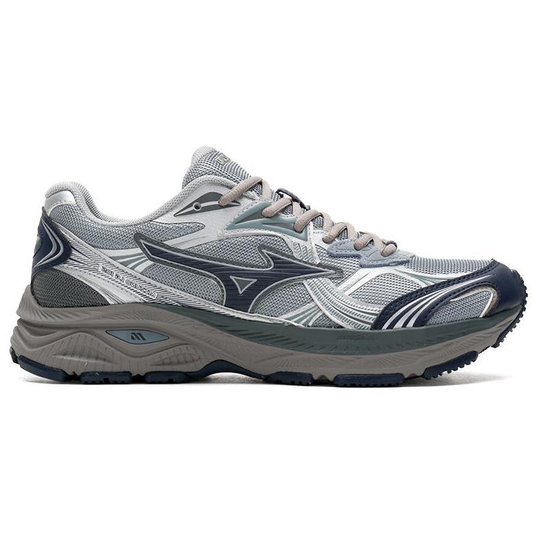 Mizuno LG 10S Comfortable Versatile Non-Slip Wear-Resistant Breathable Low-Top Running Shoes Unisex sneaker Blue Black D1GH2424-05