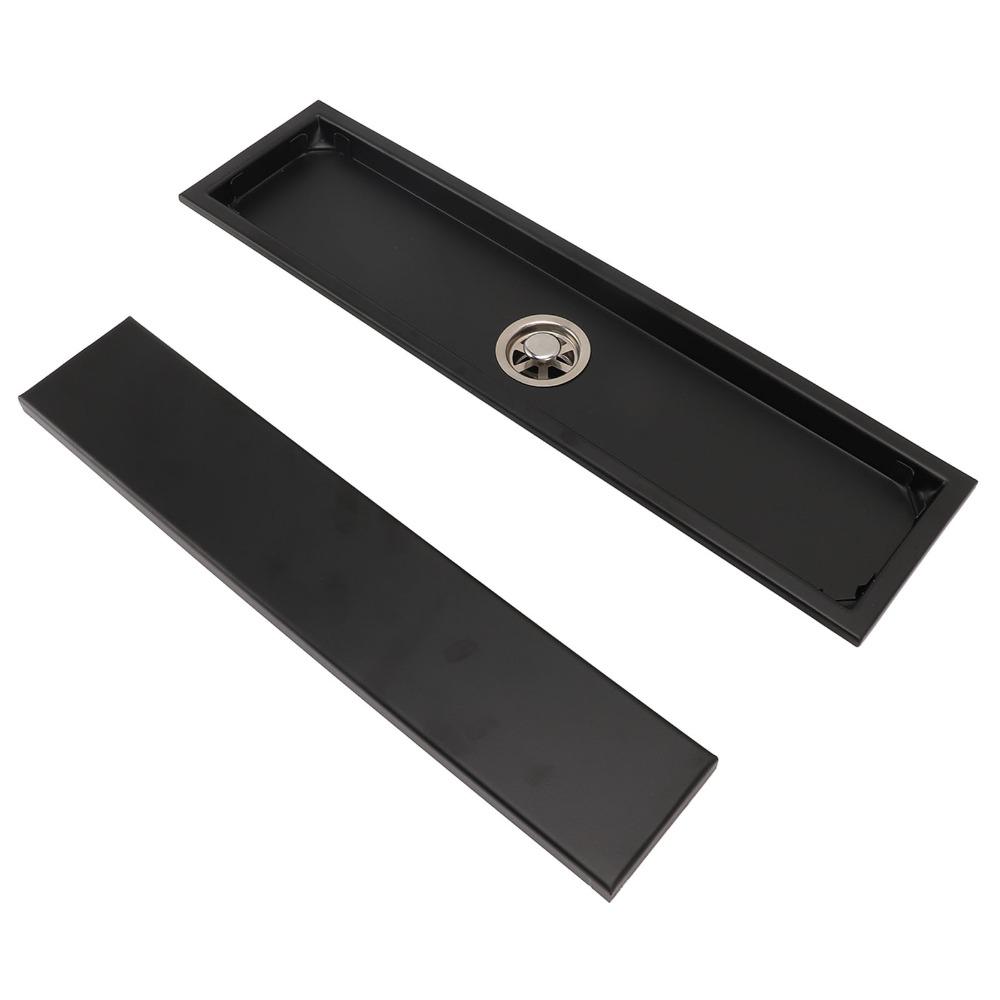 Invisible Shower Drain Rectangle Floor Drain Large Capacity Linear Floor Drain Laundry Room