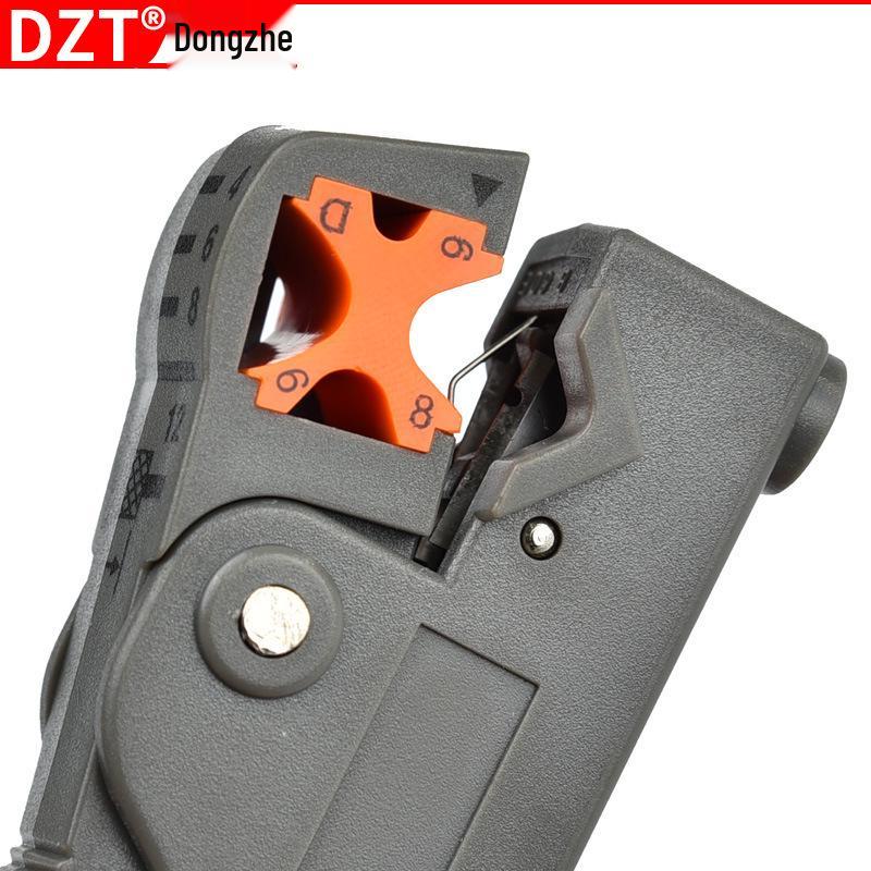 8" 5-in-1 Multifunctional Manual Wire Stripper, Cutter, Crimper, and Skinning Pliers.