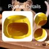 Small Animal Pudding Shape Ceramic Hamster House Hideout Food Bowl for Cage Decor and Bedding