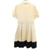 Kate Spade Short Sleeve Half Button One Piece Off-white Women Used