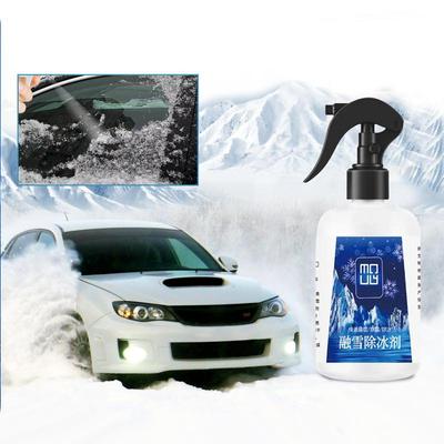 Spray do odmrażania szyb samochodowych 300ml Spray do topienia lodu i śniegu na przednich szybach i wydechach