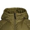 Adidas Solid Color Sports Warm Hooded Down Jacket Men Outerwear Green H20785