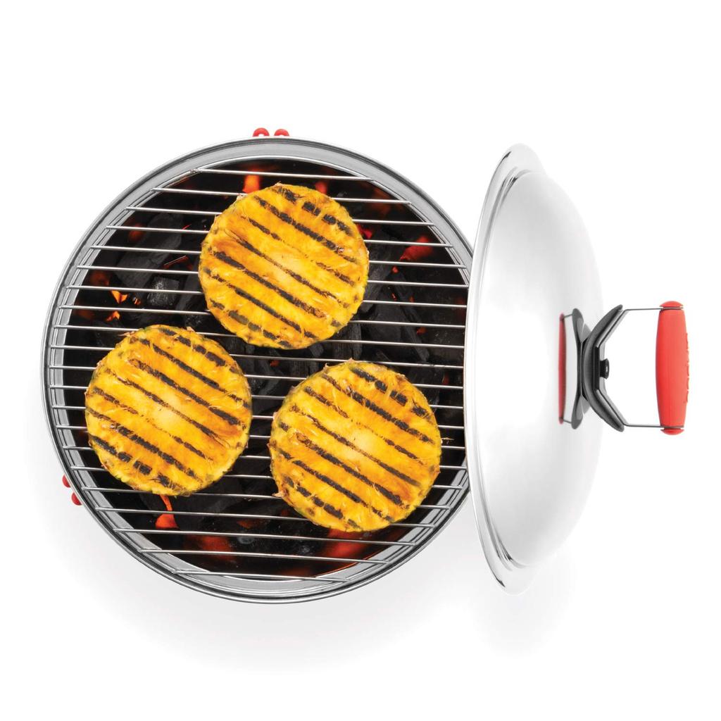 BODUM FYRKAT Picnic Charcoal Grill Stainless Steel [Authentic Product] 11529-16