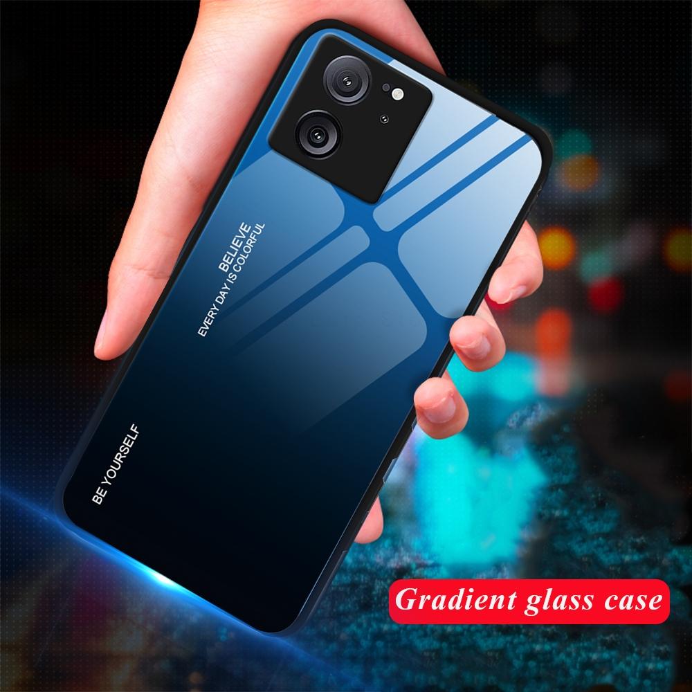 For Xiaomi 13T Pro 11T Pro 5G Case Glass Phone Cover For Xiaomi Mi 13T Pro 13 12T 10T Lite 11T Pro Mi 11 Lite 5G NE Cases