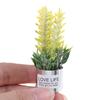 1:12 Dollhouse Toy Miniature Fake Plant Lavender Flower Arrangement Accessories Dollhouse Decoration