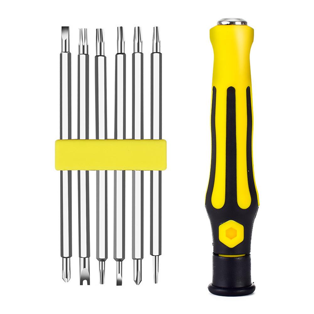 12-in-1 Multifunctional Screwdriver Set with Strong Magnetic Torx, Y-type, and Triangle Heads