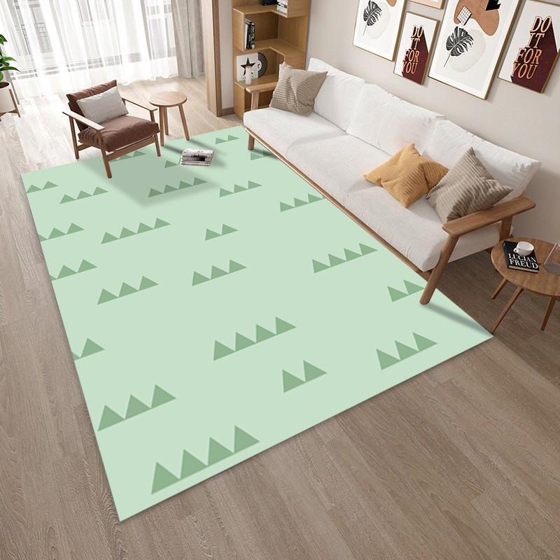 Minimalist Cute Pastel Cartoon Heart Scattered Pattern Easy To Clean Carpet Mat for Living Room Bedroom Home Decoration Rug