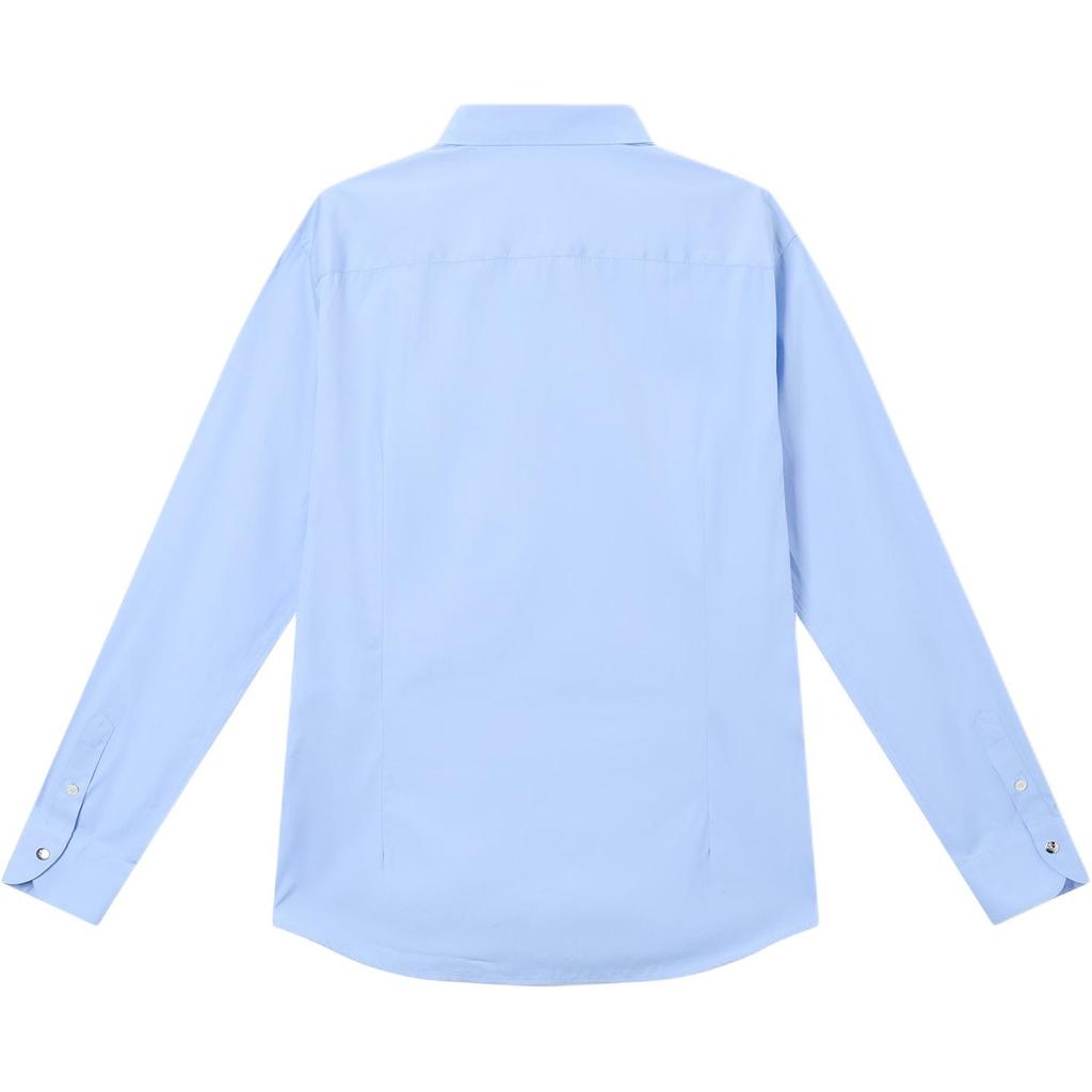Moncler Simple Casual Versatile Pointed Collar Long Sleeve Shirt Men shirts G20912F0000328144710