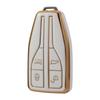 FAW Hongqi HS5 HS7 Key Case: Women's Hot Selling Soft TUP Rubber with Gold Edge H9 Car Protective Shell