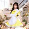 Formemory Maid Costume Cosplay Anime Magical Classic Short Maid Cute Lace Lolita and Plus Popular Costume for School Con and Photo 5 Colors 5-Piece