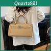 Style Women Large Pu Handbag With Zipper Closure For Daily Use