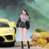 1/64 Women Figure Resin Figures Mini People Model Miniature Scenes Decor DIY Projects Accessory Sand