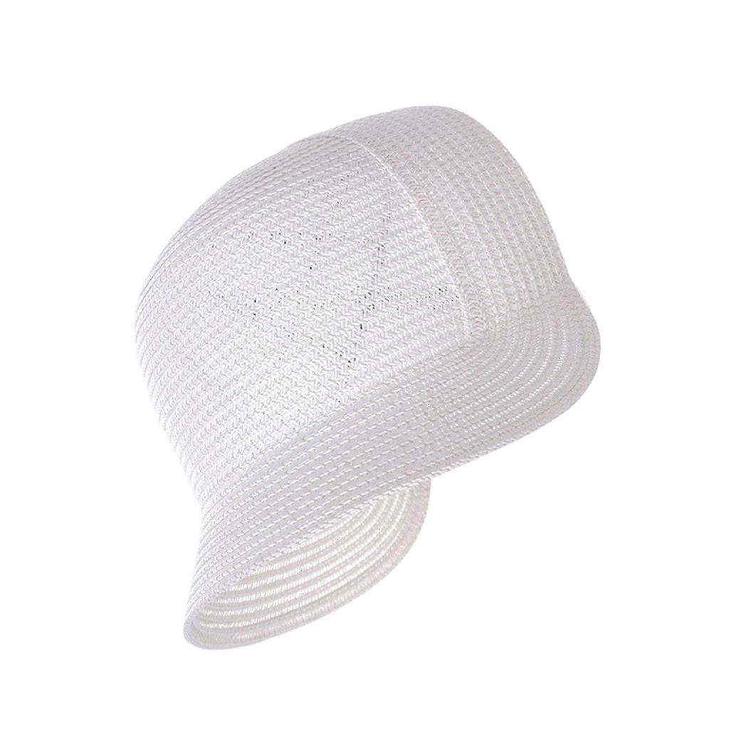 Victorian Bonnet Hat Base Craft Kits Tea Party Straw Hat for Crafting Project Bridal Church Event Costume Accessories