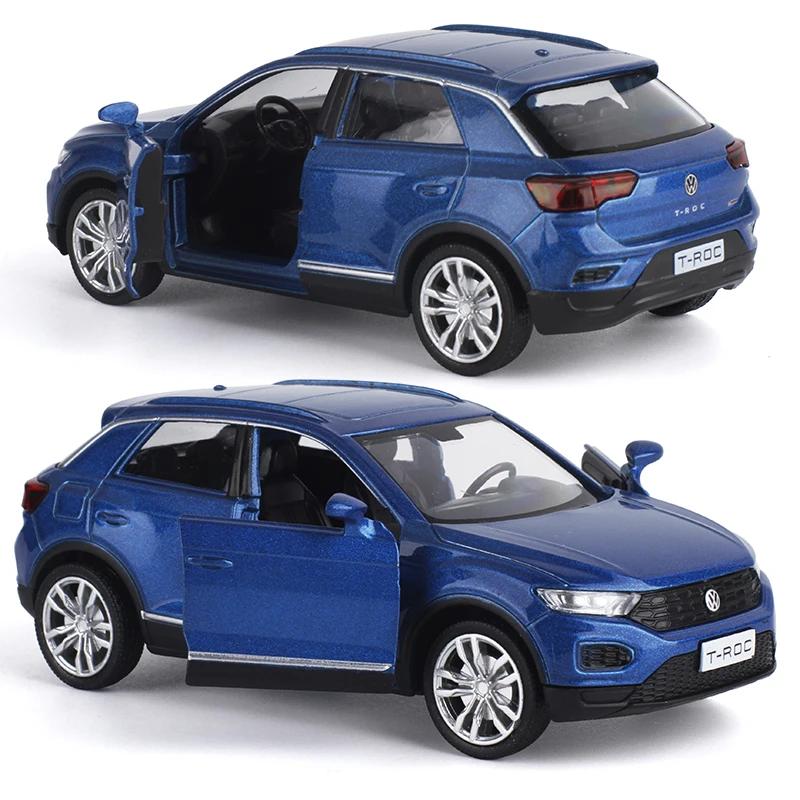 1/36 Volkswagen T-ROC Alloy Car Model Diecast & Toy Vehicles Metal Car Model Simulation Pull Back Collection Childrens Toy F344