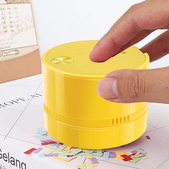 Yousheng Odkurzacz biurkowy Mocny zasilany akumulatorem, uruchamiany jednym przyciskiem, ręczny, bezprzewodowy, mini odkurzacz, łapacz kurzu