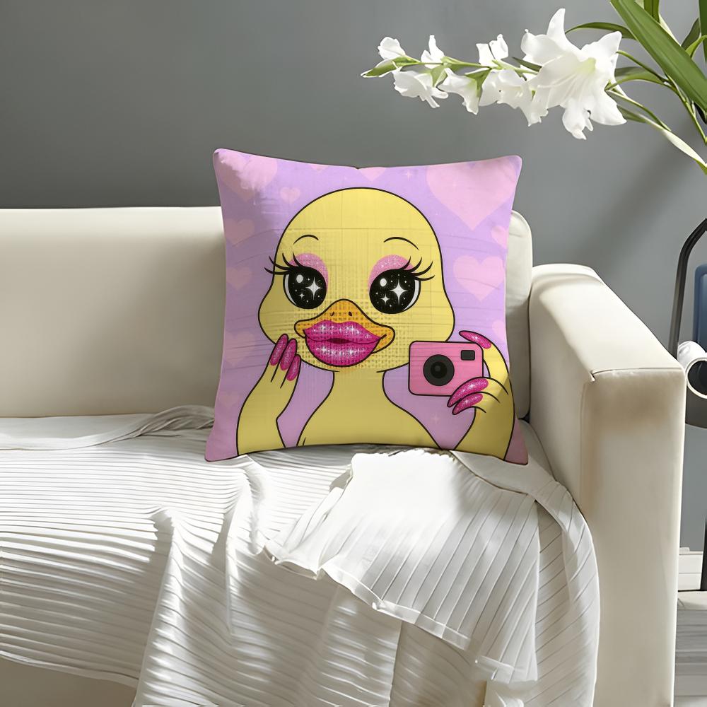 

Cute Animals lovely Pillow Case Natural Linen Organic Fabric DoubleSided Printing Sofa Home Decor Cushion Cover 30X30cm