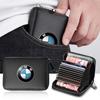 Leather Car Driver's License ID Card Bank Card Wallet Car Styling For BMW E46 E90 E60 F30 F10 E39 E36 F20 G30 G20 E87 E92 E91