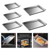 304 Roestvrij Staal Bakplaat Rechthoekig Platte Bodem Ovenbakplaat Voor Gebak En Broden Roestvrij Barbecue Schaal
