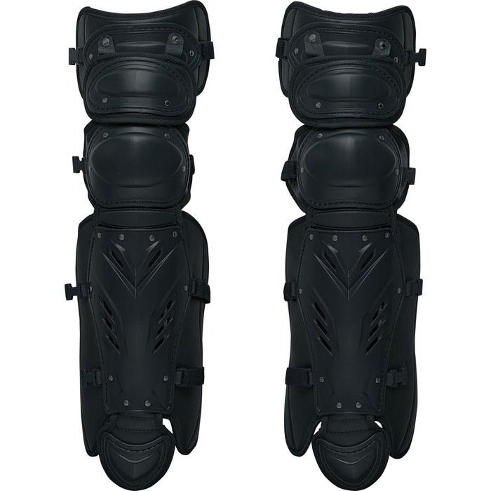 ZETT Baseball Hard Catcher Leg Guards Prostatus BLL1265M Black (1900) 360mm x 665mm